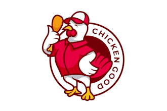 design a unique chicken logo for restaurants or farms