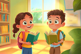 make professional children book design