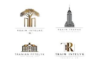 do a premium real estate logo design