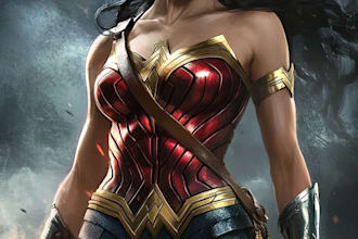 superhero character for comics