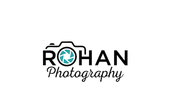 design unique modern photography and drone photography logo