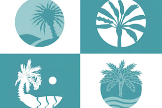 do tree, leaf, garden, agriculture and vegetable logo