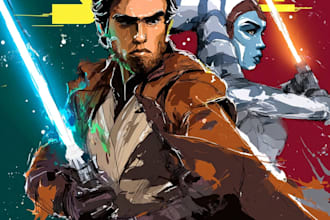 draw you as an amazing star wars character