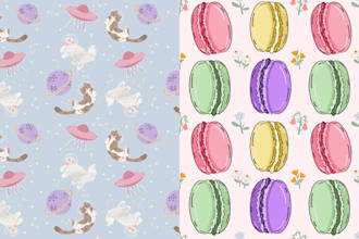 design seamless textile pattern designs for babies and kids