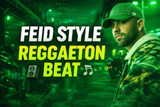 produce a feid style reggaeton beat for your song