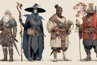 do a dnd character or dnd party art