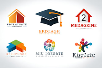 design education, high school ,preschool, childcare logo
