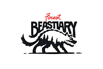 do hand drawn forest lumberjack woodcutter vintage logo