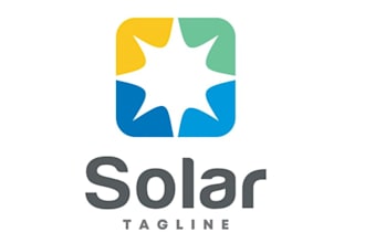 design a modern and professional solar energy logo