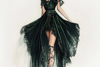 draw fashion illustrations for your garments