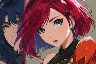 design a anime character