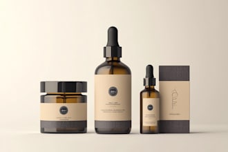 draw pattern packaging design and label