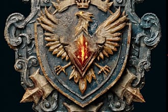 design a coat of arms logo