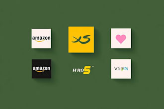 design logo for amazon store, shopify, ebay, travel