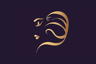 design cosmetic, makeup, beauty or salon logo