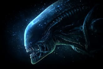 do an amazing alien logo reveal