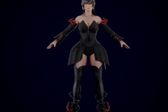 craft vampire nsfw model, visual novel character, avatar for live,roblox r15 rig