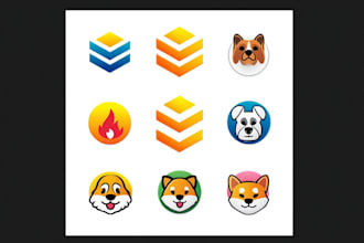 design professional crypto and cryptocurrency token logo for coin