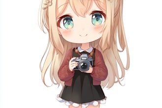create professional anime chibi artwork