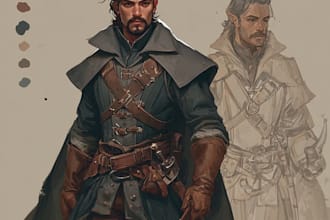 dnd character art and dnd character art
