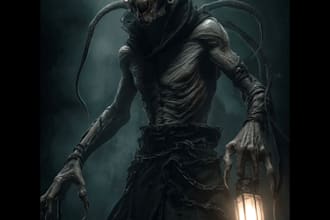 fantasy horror and fantasy horror character