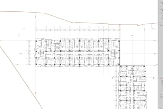buildup 3d mixed use residential building, master site plan, high rise apartment