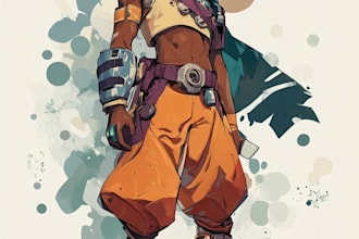 design 2d game character