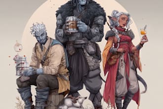 design dnd party and fantasy