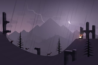 redesign mobile web ios endless running bike game, adventure endless runner game