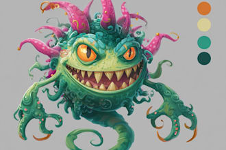 create unique creature monster design