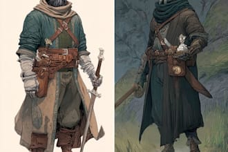 dnd character art and dnd character art