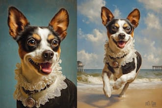 do your pet in cute disney cartoon style