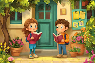 do  book illustration write  children story book illustration