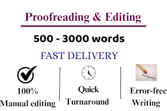 professionally line edit your document