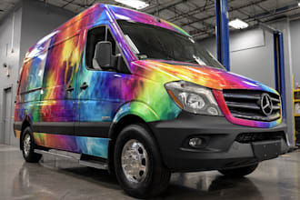 design professional car wrap, van wrap any vehicle wrap