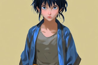 draw anime and manga illustrations