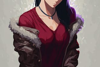 draw your ffxiv character in anime style