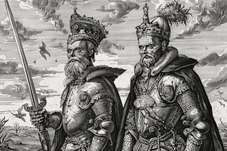 draw dark art illustration in vintage engraving style