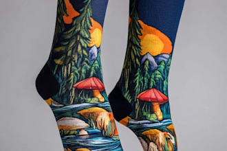 design custom socks design