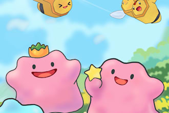 create custom illustrations and coloring pages