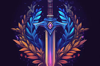 do a fantasy game logo