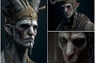 fantasy horror and fantasy horror character