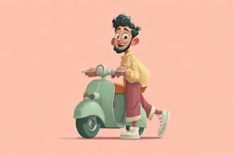 design cartoon character illustration