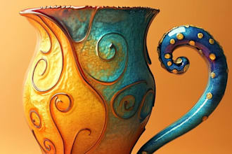 do an custom mug design or coffee mug design