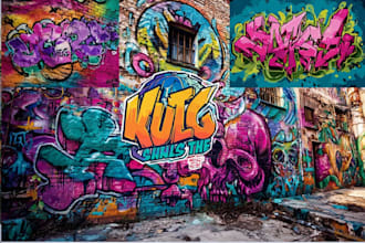design graffiti designs, murals and wall arts