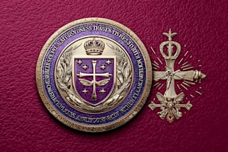do a stunning bishop, school and church seal logo