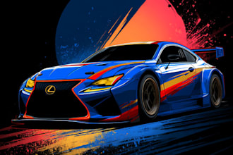 create a custom car detailing logo