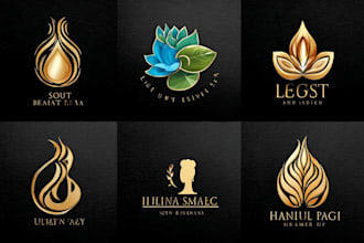 design wellness, yoga, spa, beauty logo