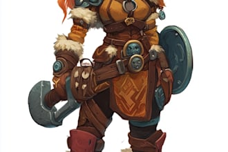 create 2d game character or 2d game character