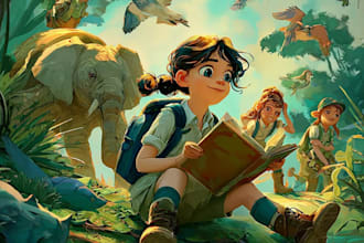 do children book illustration art